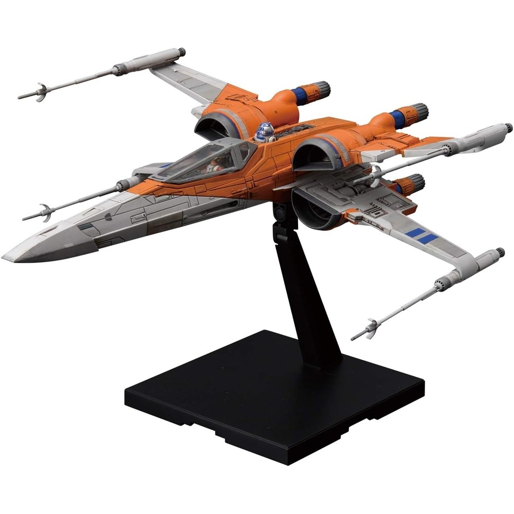Bandai Hobby – Star Wars – Poe’s X-Wing Fighter (Rise of Skywalker Ver.) Plastic 1/72 Model Kit
