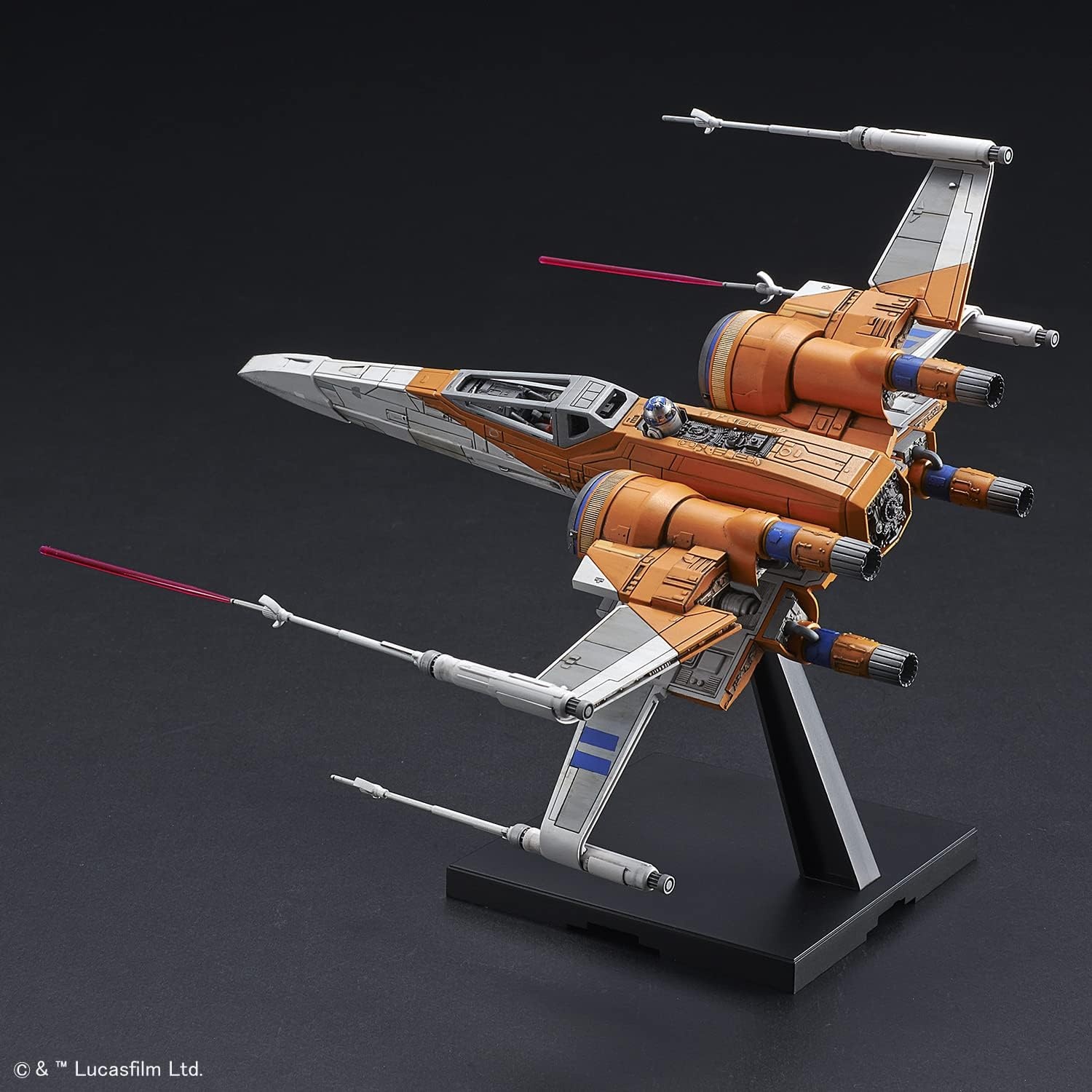 Bandai Hobby – Star Wars – Poe’s X-Wing Fighter (Rise of Skywalker Ver.) Plastic 1/72 Model Kit