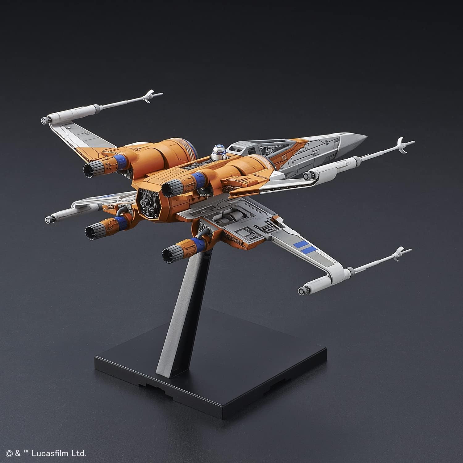 Bandai Hobby – Star Wars – Poe’s X-Wing Fighter (Rise of Skywalker Ver.) Plastic 1/72 Model Kit