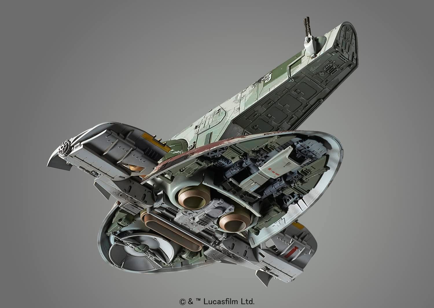 Bandai Hobby – Star Wars – Boba Fett’s Starship, Bandai Star Wars 1/144 Plastic Model Kit