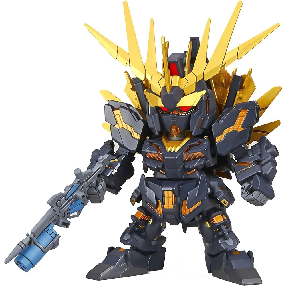 BANDAI SPIRITS SD EX-Standard RX-0 Unicorn Gundam Banshee Norn (Destroy) Model Kit, Dark Gray Or Black