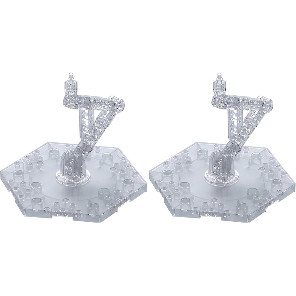 Bandai Hobby – Accessory – Action Base 5 [Clear Color] Model Kit(1 inch (Pack of 2))