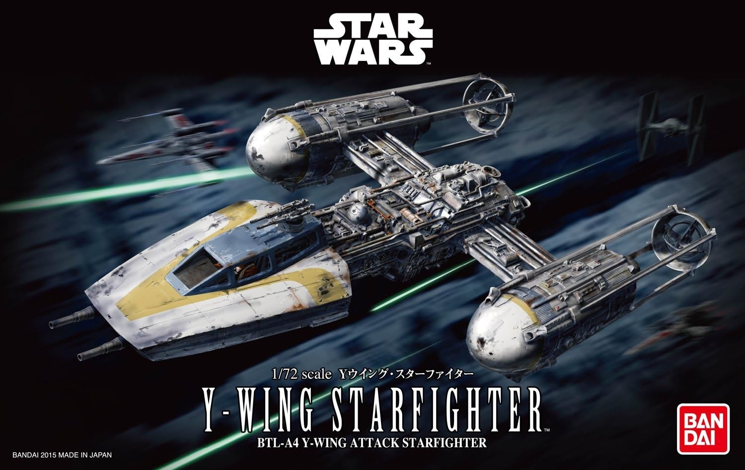 BANDAI Hobby – Star Wars – Y-Wing Starfighter 1/72 Model Kit
