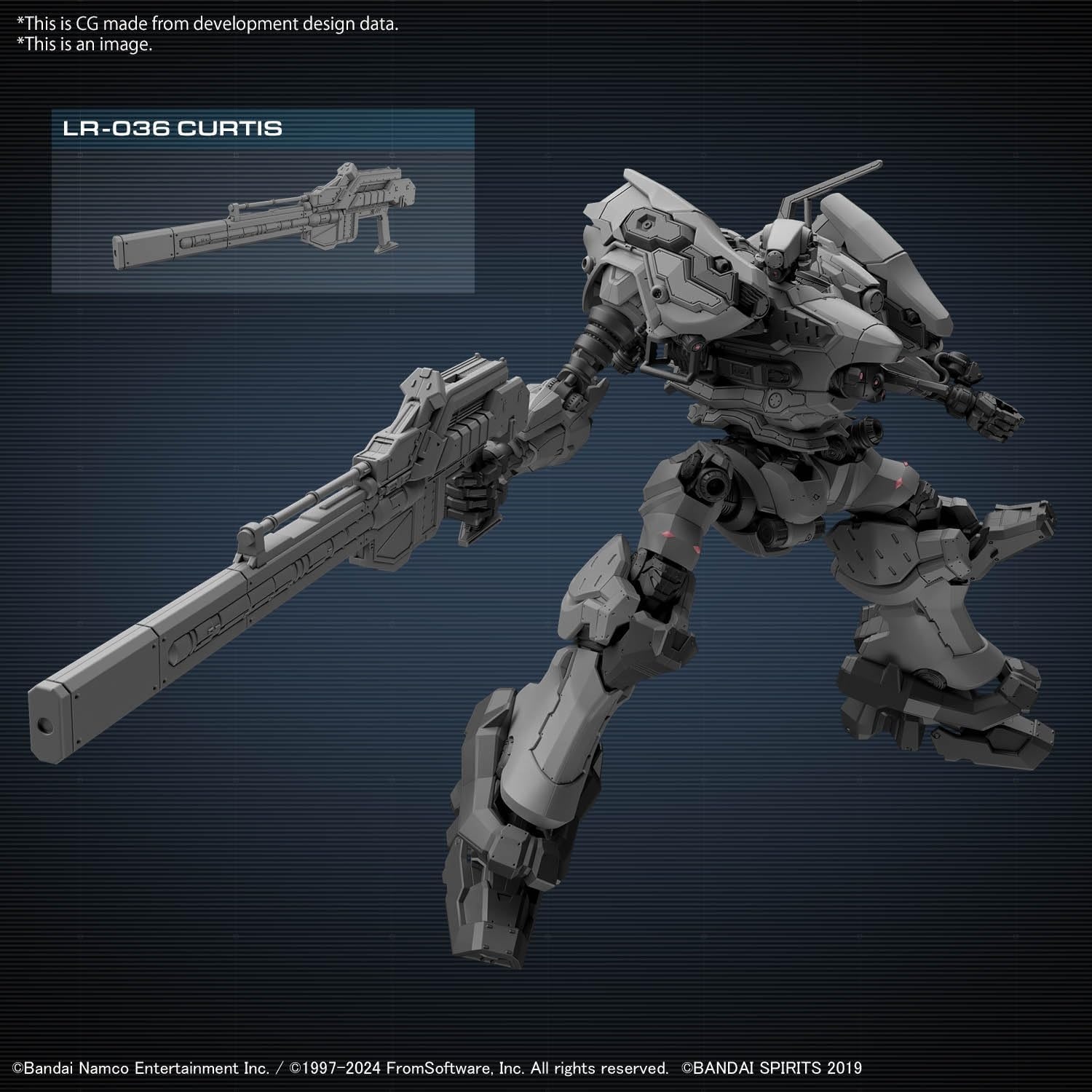 Bandai Hobby – Armored Core VI Fires of Rubicon – #04 RaD CC-2000 Orbiter 30 MM 1/144 Model Kit