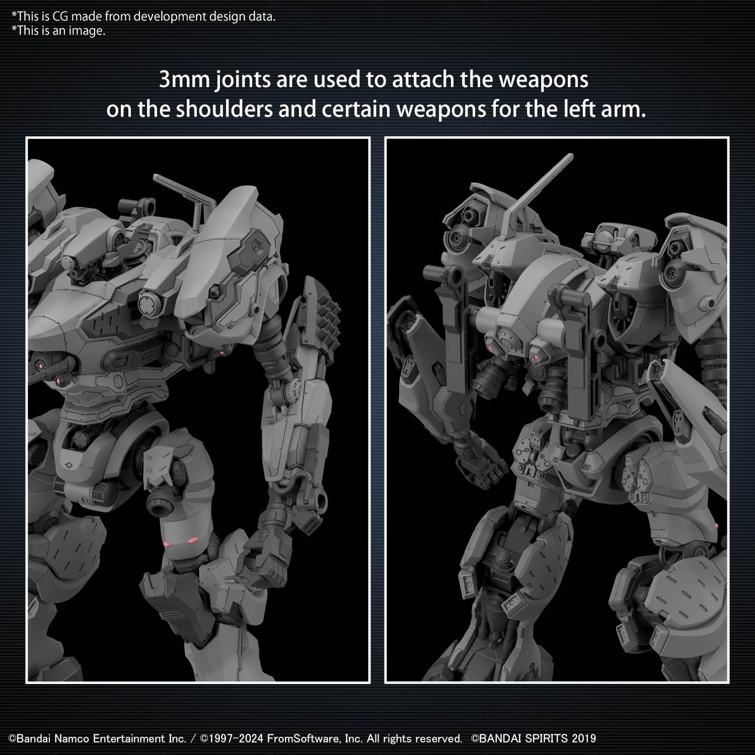 Bandai Hobby – Armored Core VI Fires of Rubicon – #04 RaD CC-2000 Orbiter 30 MM 1/144 Model Kit