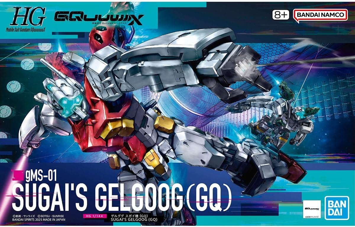 Bandai Hobby – Mobile Suit Gundam GQuuuuuuX – #3 Sugai’s Gelgoog (GQ) HG 1/144 Model Kit